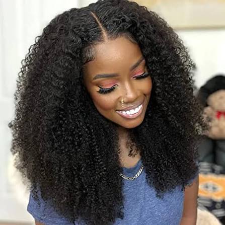 Kinky Curly human hair wig